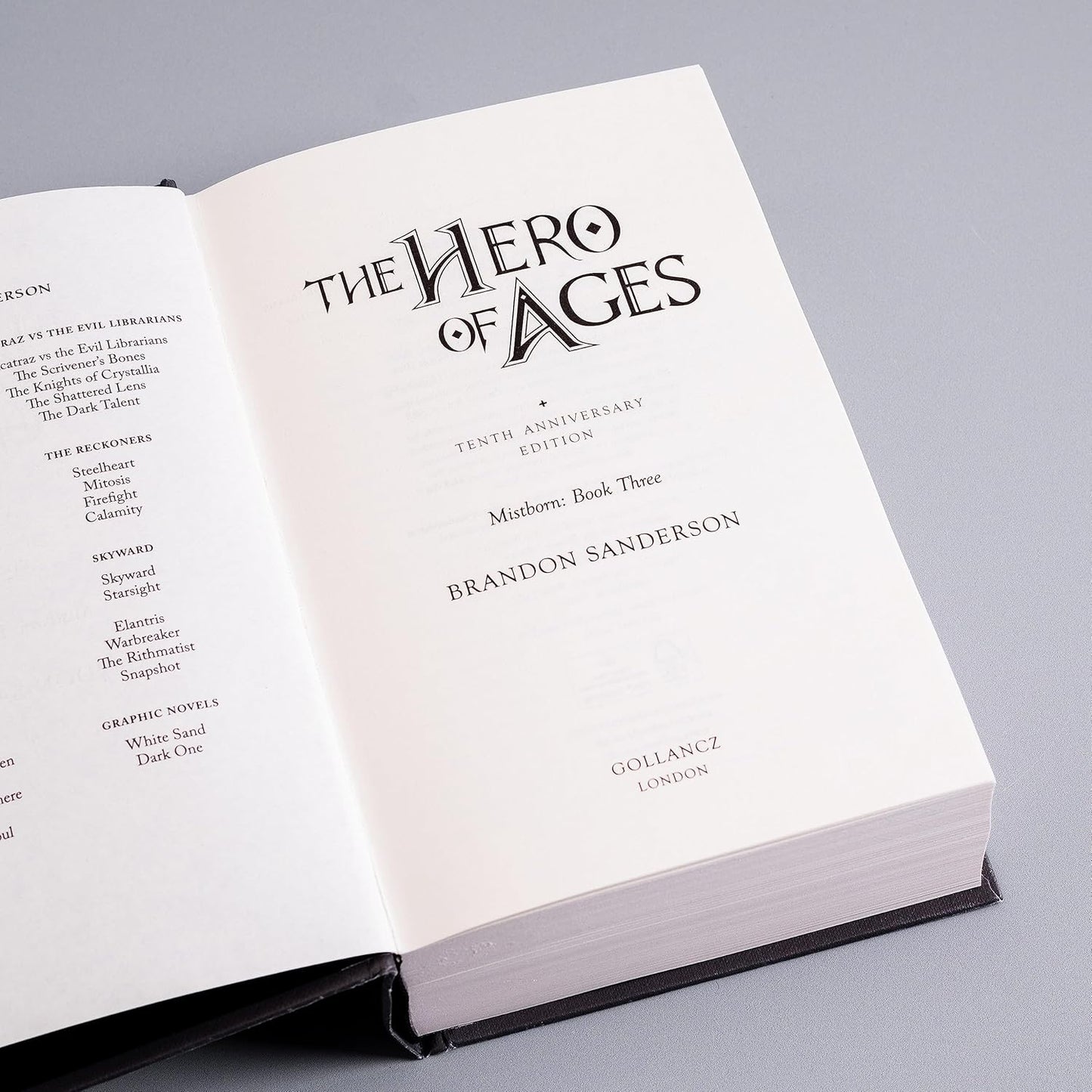 The Hero of Ages: Collector's Tenth Anniversary Limited Edition
